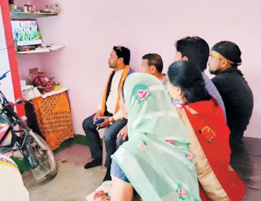 भाजपा कार्यकर्ताओं ने सुनी मन की बात
