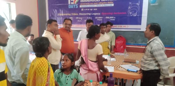 परसदा-हाथीबाहरा-परसवानी-नवागांव में धरती आबा शिविर