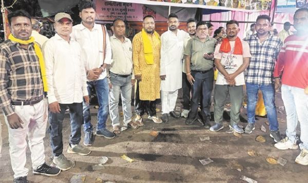जगन्नाथ रथयात्रा पर समाज ने किया महाप्रसाद का वितरण