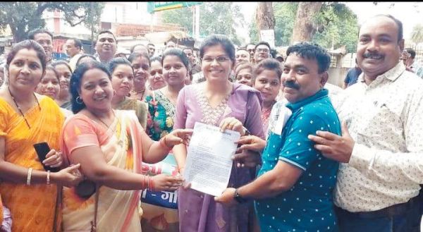 शिक्षक साझा मंच ने रैली  निकाल सौंपा ज्ञापन
