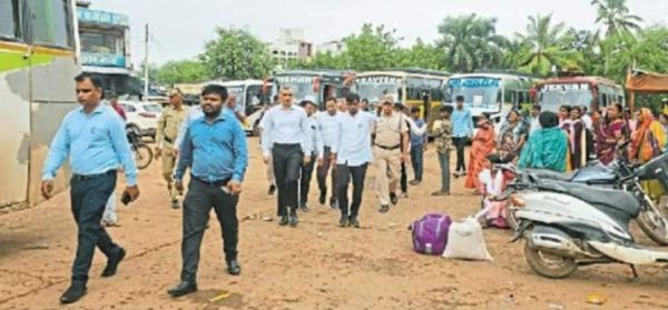कलेक्टर और पालिकाध्यक्ष ने शहर की मुख्य समस्याओं को लेकर किया भ्रमण