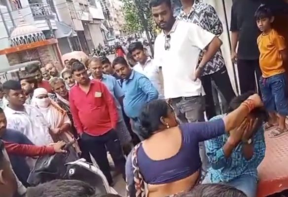 नशे में धुत चौकीदार ने मालकिन की कार से मचाया तांडव, गाड़ियां तोड़ीं, गर्भवती महिला बाल-बाल बची