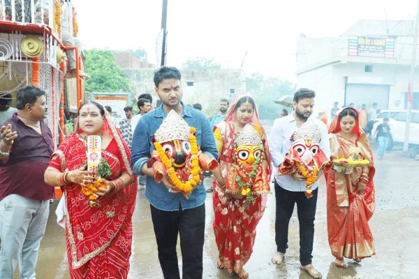 भगवान जगन्नाथ  का स्वागत