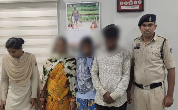 टोनही का ताना देने पर हत्या, 3 गिरफ्तार