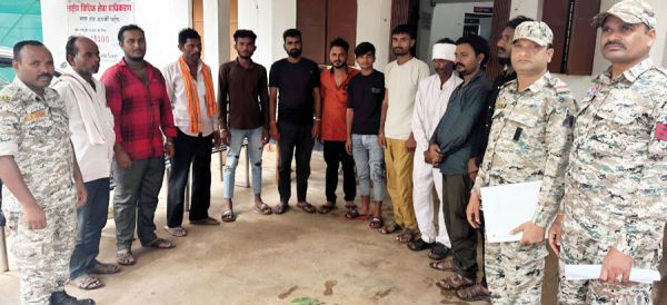 दीगर राज्यों से आए 11 संदिग्धों पर प्रतिबंधात्मक कार्रवाई