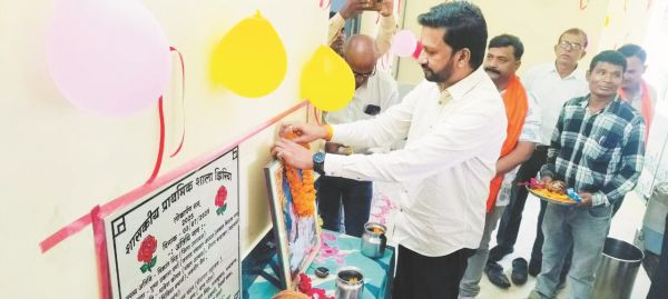 लाखों की लागत से शाला भवन का जिपं उपाध्यक्ष सिंह ने किया लोकार्पण