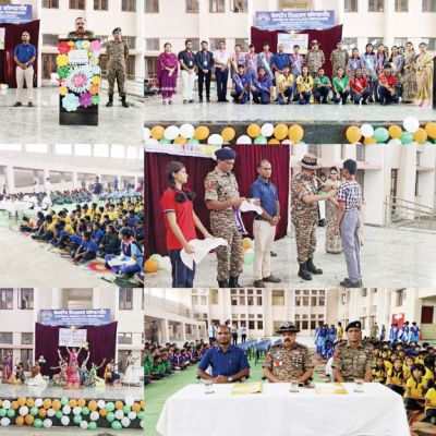 केन्द्रीय विद्यालय में छात्र परिषद अलंकरण समारोह