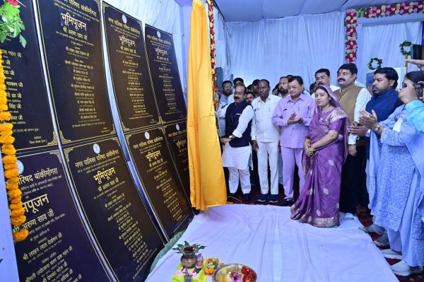 पाली और बांकीमोंगरा में 8 करोड़ के कार्यों का भूमिपूजन