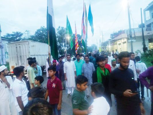 अकीदत के साथ मनाया मोहर्रम, निकाला जुलूस