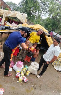 चार मासूम हुए अनाथ, सेवा भारती ने बढ़ाया मदद का हाथ