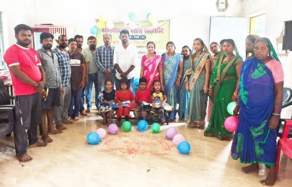 प्राथमिक शाला खट्टाडीह  में शाला प्रवेश उत्सव