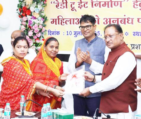 फिर से महिला स्व-सहायता समूहों को मिला रेडी टू ईट निर्माण का काम-साय