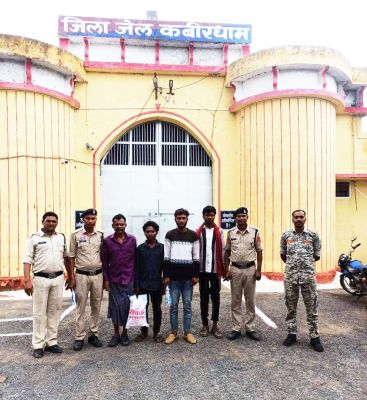 जान से मारने की धमकी-मारपीट, 4 बंदी