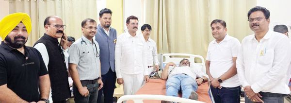 नगरनार स्टील प्लांट में रक्तदान शिविर