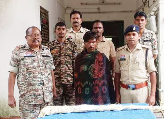 भरमार बंदूक के साथ आरोपी गिरफ्तार