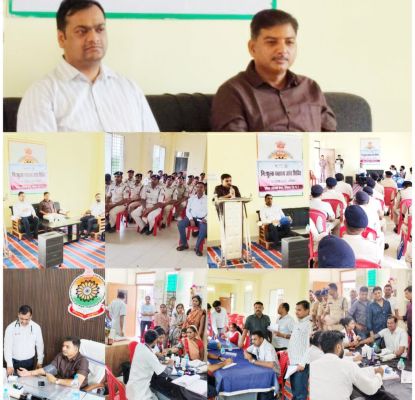   रक्षित केन्द्र में पुलिस अफसरों व कर्मियों ने कराई स्वास्थ्य जांच 