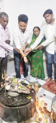 शिव का जलाभिषेक, नगर व क्षेत्र की खुशहाली की कामना