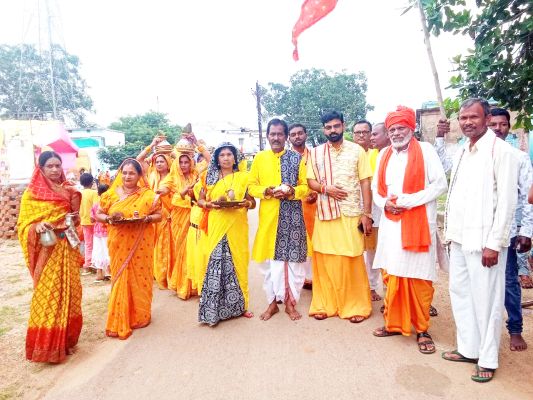 फिंगेश्वर में शिव महापुराण  कथा का आयोजन