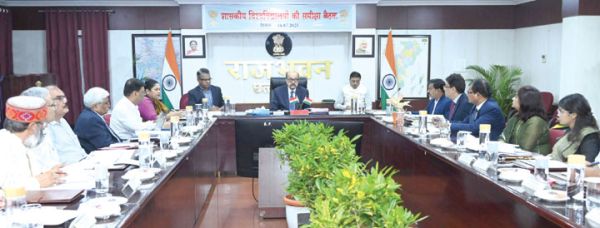 विवि व कॉलेजों के रिक्त पदों पर भर्ती  प्राथमिकता से करें- राज्यपाल