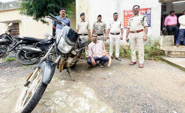 गांजा संग आरोपी गिरफ्तार
