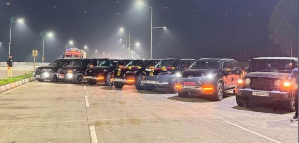  नई कारों को हाईवे पर अड़ाकर ड्रोन से शूटिंग, रील्स वायरल होने पर 6 रसूखदारों पर कार्रवाई