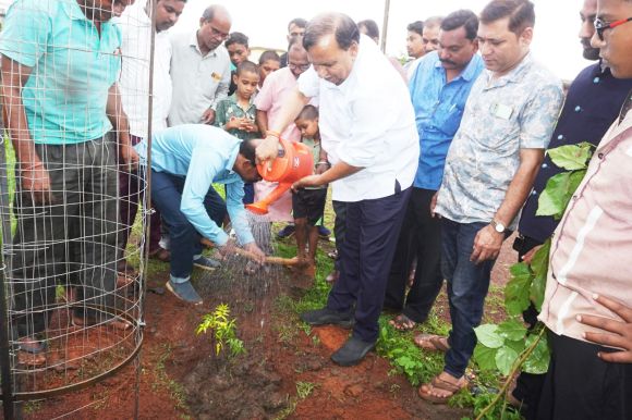 सीसी रोड निर्माण का भूमिपूजन