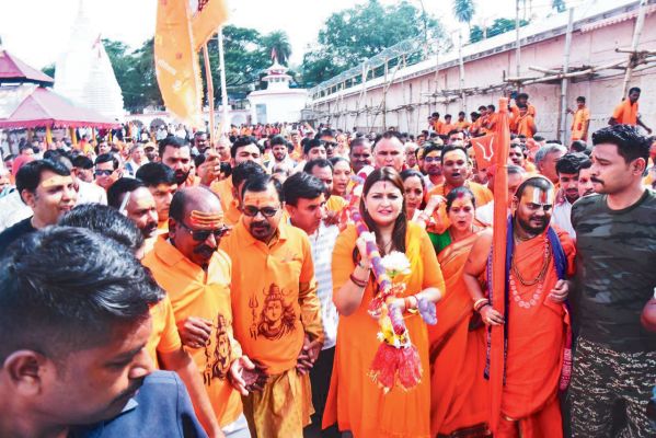 पंडरिया विधायक अमरकंटक से भोरमदेव मंदिर तक 151 किमी पदयात्रा के लिए रवाना