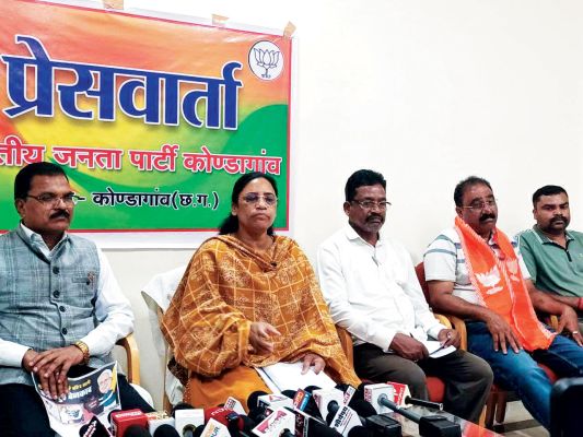 पुत्र मोह में पूरी कांग्रेस को झोंक रहे भूपेश बघेल- लता उसेंडी