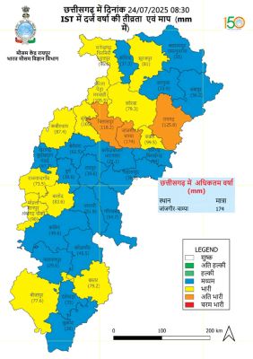  आज देर शाम-रात तक 27 जिलों में बारिश-आंधी, शुक्रवार को हल्की से मध्यम वर्षा