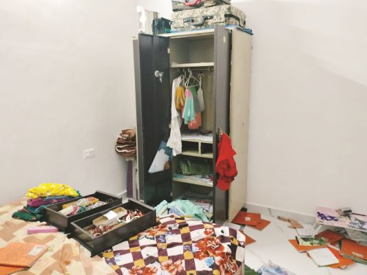 रिहायशी कॉलोनी नेहरू नगर के मंदिर और घरों में सेंध