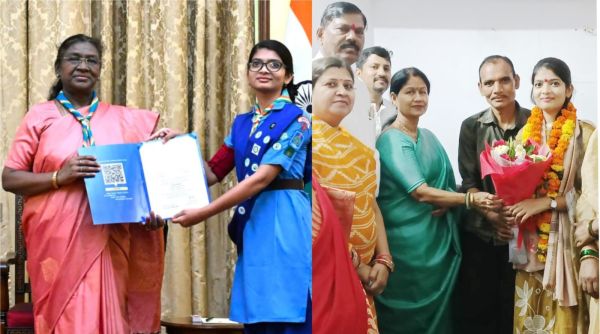 दुर्ग की कुसुुम सिन्हा को राष्ट्रपति के हाथों पुरस्कार