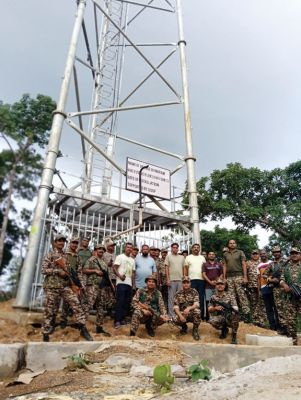 भीमाराम में जिओ मोबाइल टावर शुरू