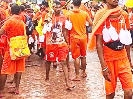 गंगा आरती के बाद आधी रात सिरपुर में कांवरियों के बीच बलवा, 8 जख्मी