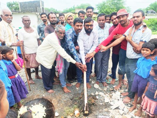सहसामुदायिक भवन  का भूमिपूजन
