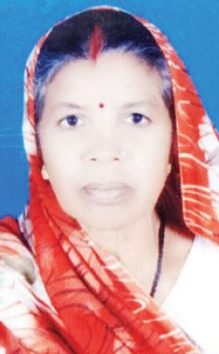 सावित्री बाई देवांगन का निधन