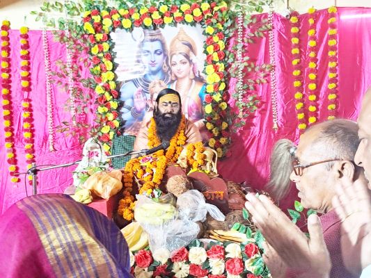 नीलकंठ मारुति मंदिर में शिवपुराण कथा