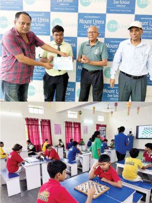 माउंट लिट्रा जी विद्यालय में शतरंज स्पर्धा