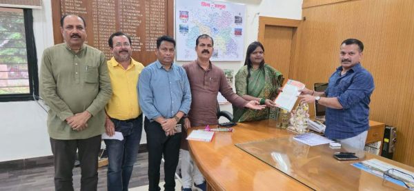 महापौर-निगम के पार्षदों ने  की कलेक्टर से चर्चा