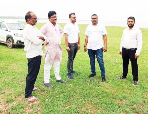 बहुप्रतीक्षित जल आवर्धन योजना का जायजा लेने महाराष्ट्र से आई सर्वे टीम