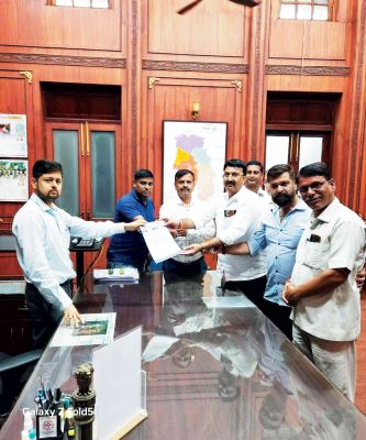 चेम्बर भिलाई इकाई का प्रतिनिधि मंडल ने कलेक्टर को ज्ञापन सौंपा
