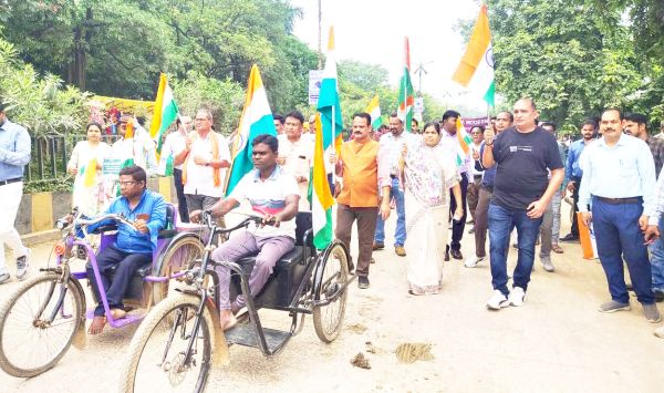 हर घर तिरंगा अभियान, निकाली रैली