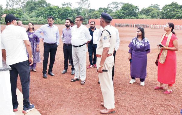 अपर कलेक्टर ने समारोह की तैयारियों का लिया जायजा