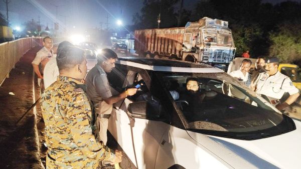 देर रात अभियान चलाकर ड्रिंक एंड ड्राइव करने वाले 31 वाहन चालकों को पकडक़र भेजा कोर्ट