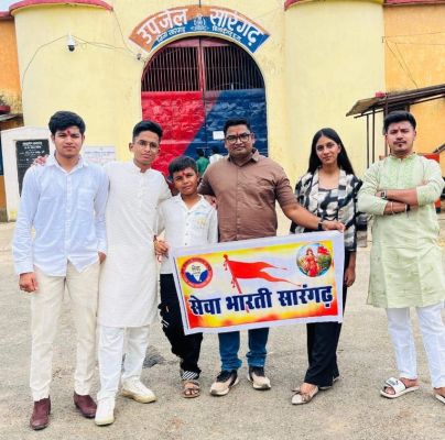 सेवाभारती की बहनों ने  कैदियों को बांधी राखी
