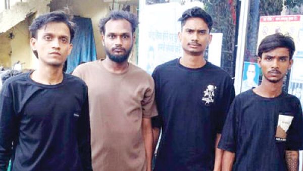 ड्रग्स का नशा करते वायरल 4 युवक पकड़े, समझाइश के साथ माता-पिता के सुपुर्द