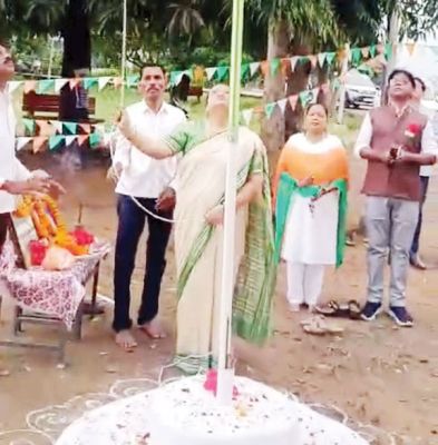 गुण्डाधुर कॉलेज में स्वतंत्रता दिवस समारोह