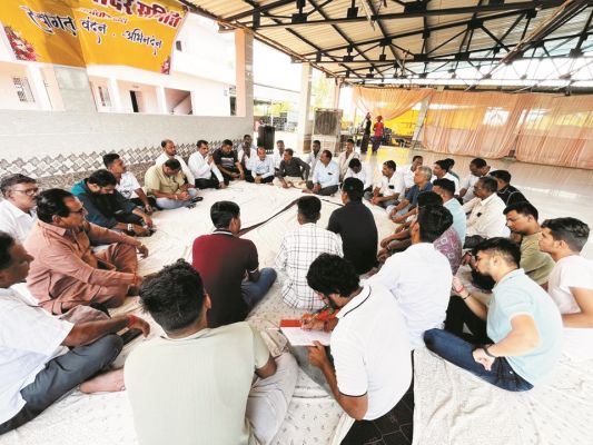 शारदीय नवरात्र पर दुर्गा मंदिर में सजेगा माता का द्वार