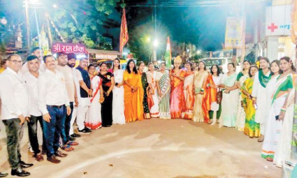 भारत माता की आरती, महिला चेम्बर भिलाई की प्रस्तुति
