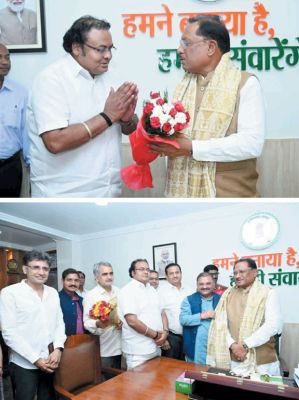 प्रमोद शर्मा ने संभाला कार्यभार, सीएम से भेंट कर ली नई जिम्मेदारियों की बागडोर