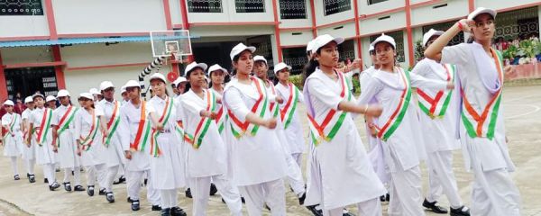 चावरा हायर सेकेंडरी स्कूल में स्वतंत्रता दिवस की धूम